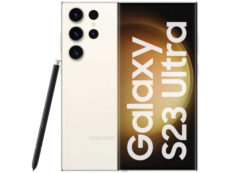 GALAXY S23ultra クリーム 256GB Smartphone Samsung Galaxy S23 Ultra 256GB Creme 5G 12GB RAM 6,8